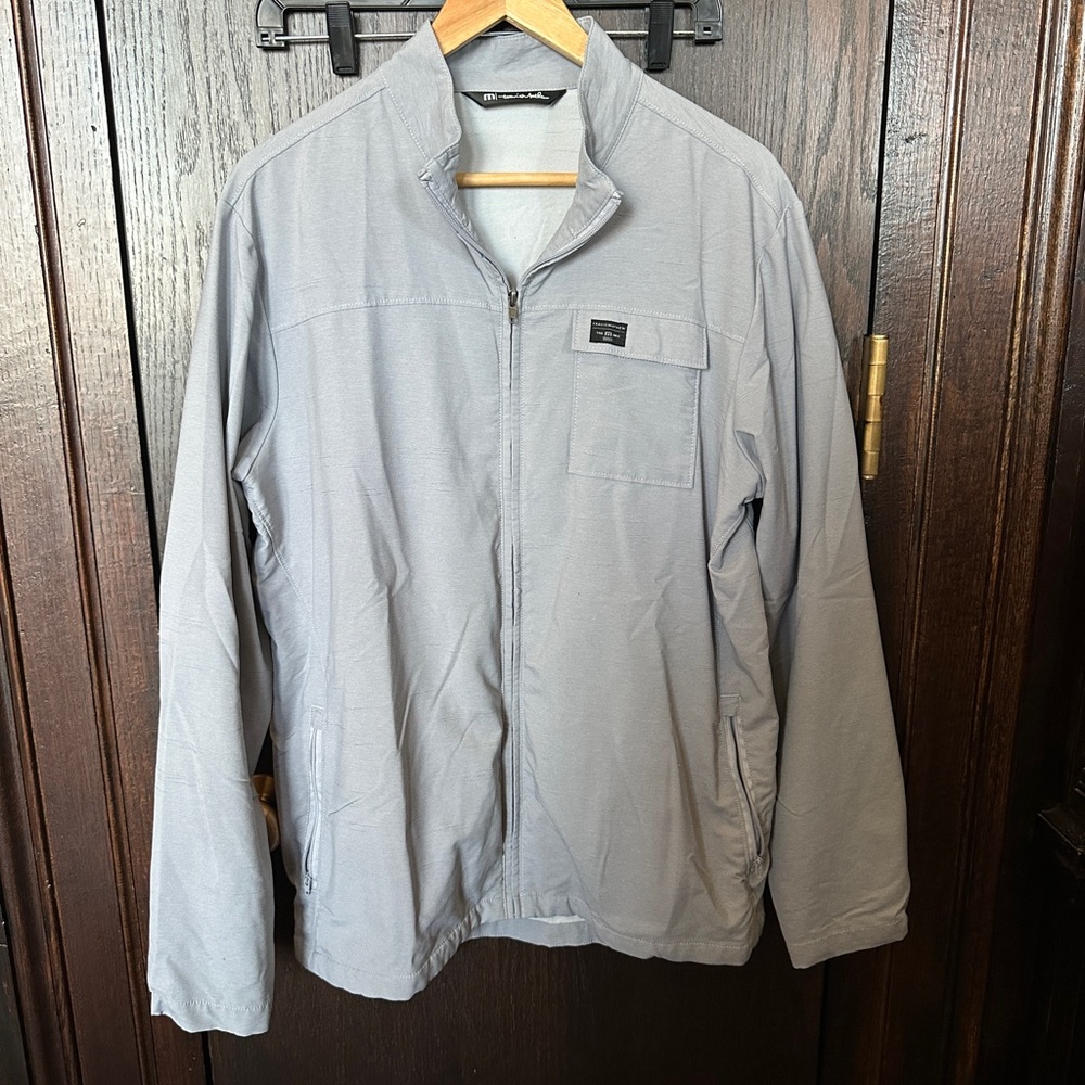 Travis Mathew Gray Lightweight Shirt Jacket